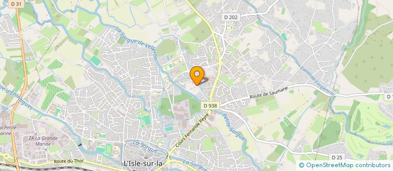 localisation de l'entreprise ESTELLOU à L'ISLE-SUR-LA-SORGUE
