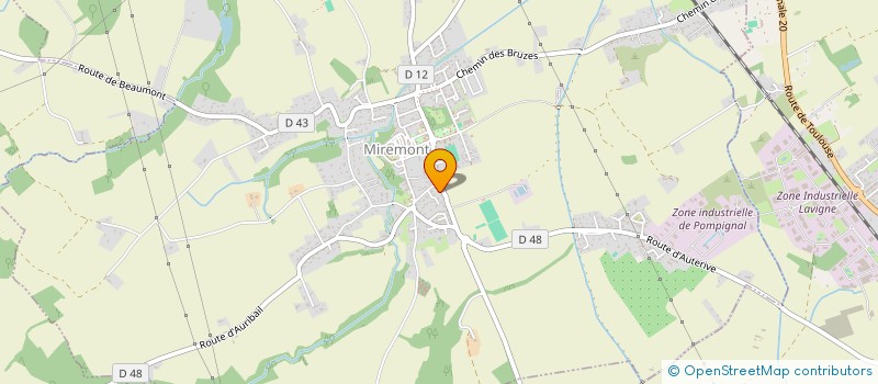 localisation de l'entreprise ESTELOL  MIREMONT