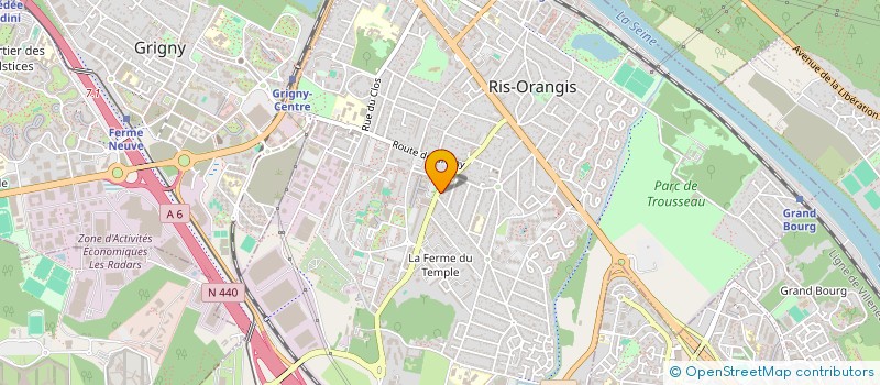 localisation de l'entreprise ESTELOLA COIFFURE à RIS-ORANGIS