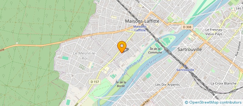 localisation de l'entreprise ESTELOYAMAT HOLDING  MAISONS-LAFFITTE