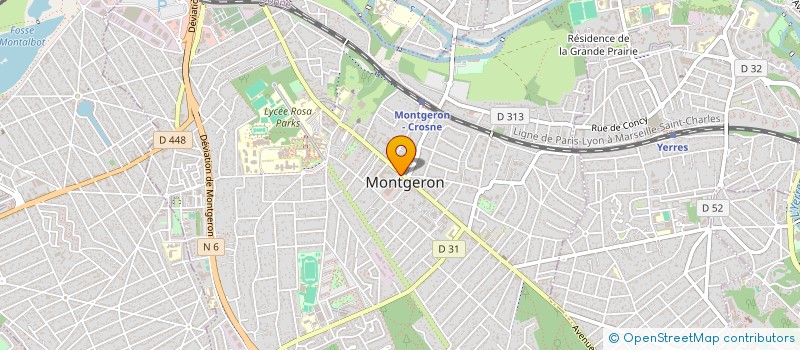 localisation de l'entreprise ESTEM à MONTGERON