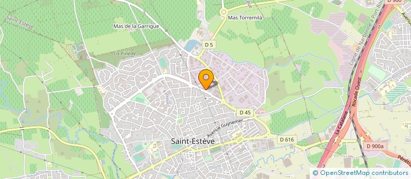 localisation de l'entreprise ESTEMIRAN  SAINT-ESTEVE