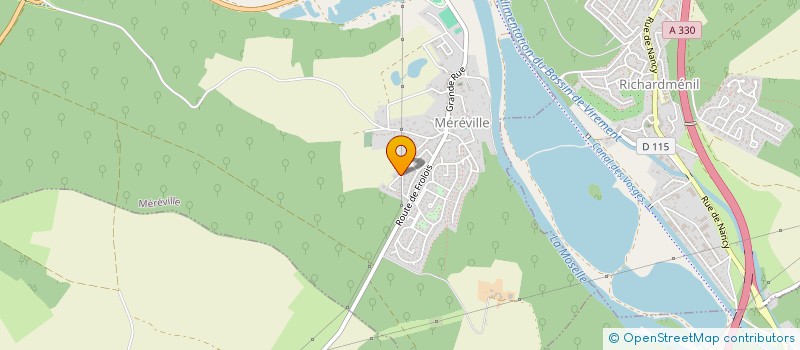 localisation de l'entreprise ESTENCE  MEREVILLE