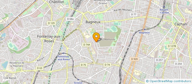 localisation de l'entreprise ESTENZA à BAGNEUX