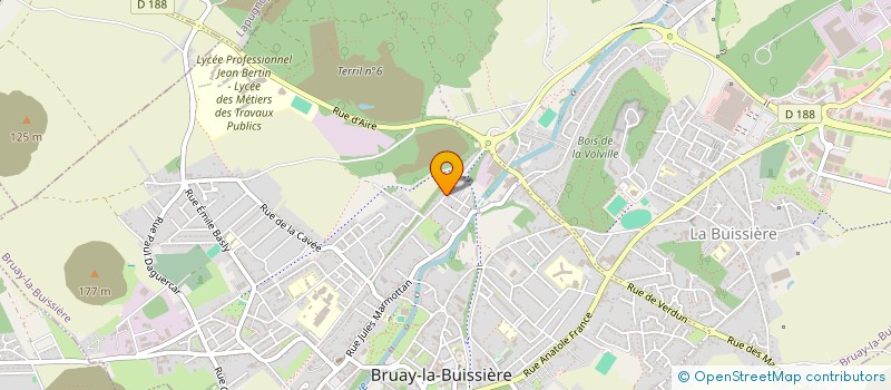 localisation de l'entreprise ESTEOL à BRUAY-LA-BUISSIERE
