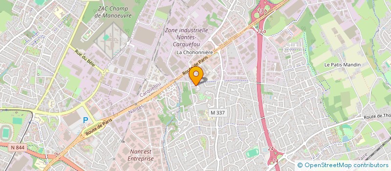 localisation de l'entreprise ESTEOLIA  SAINTE-LUCE-SUR-LOIRE