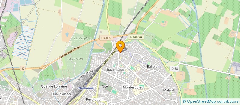 localisation de l'entreprise ESTEPH  NARBONNE