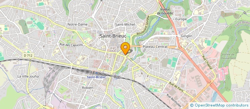 localisation de l'entreprise ESTER à SAINT-BRIEUC