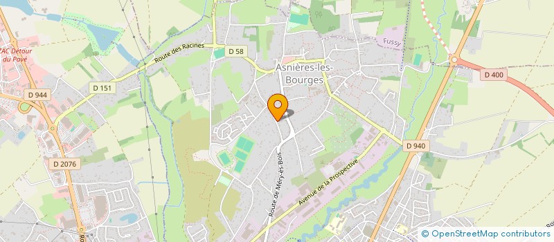 localisation de l'entreprise ESTER M.  BOURGES