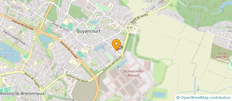 localisation de l'entreprise ESTER PRESSING  GUYANCOURT