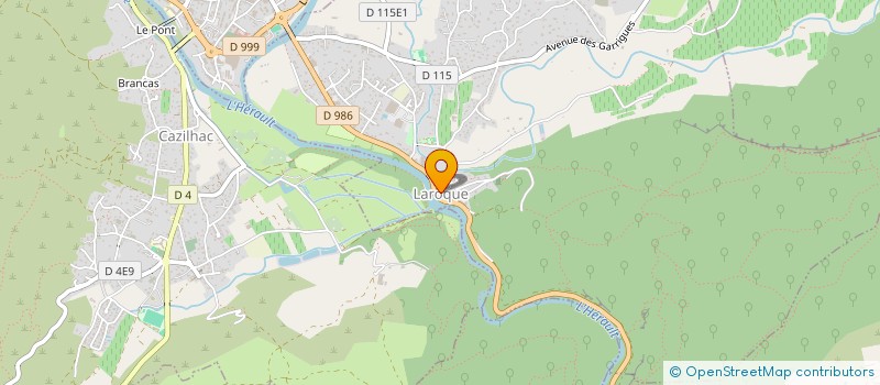 localisation de l'entreprise ESTERE à MONTOULIEU