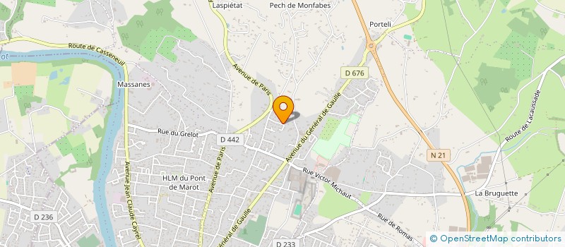 localisation de l'entreprise ESTERE  VILLENEUVE-SUR-LOT