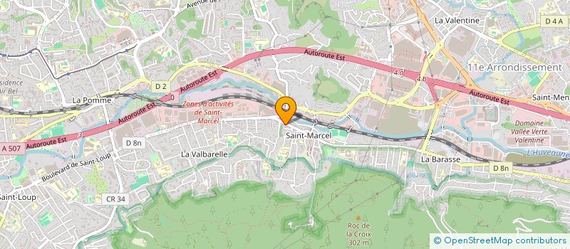 localisation de l'entreprise ESTEREL  MARSEILLE