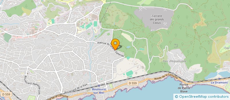 localisation de l'entreprise ESTEREL APNEE  SAINT-RAPHAEL