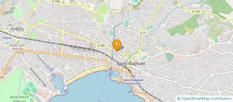localisation de l'entreprise ESTEREL ASSURANCES à SAINT-RAPHAEL