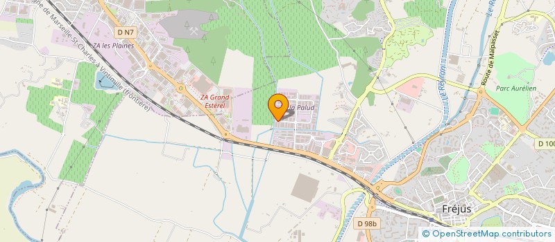 localisation de l'entreprise ESTEREL DECOR à FREJUS