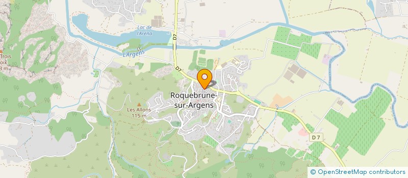 localisation de l'entreprise ESTEREL FORMATION à ROQUEBRUNE-SUR-ARGENS