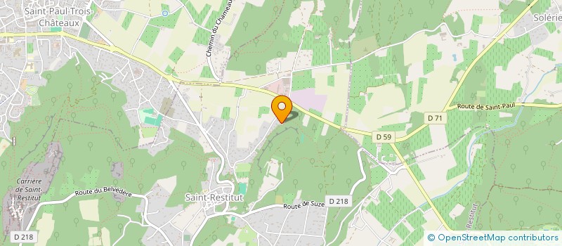 localisation de l'entreprise ESTEREL RIVIERA  SAINT-RESTITUT