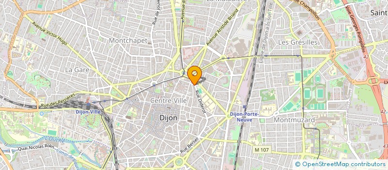 localisation de l'entreprise ESTEREV HOLLYFIRE à DIJON