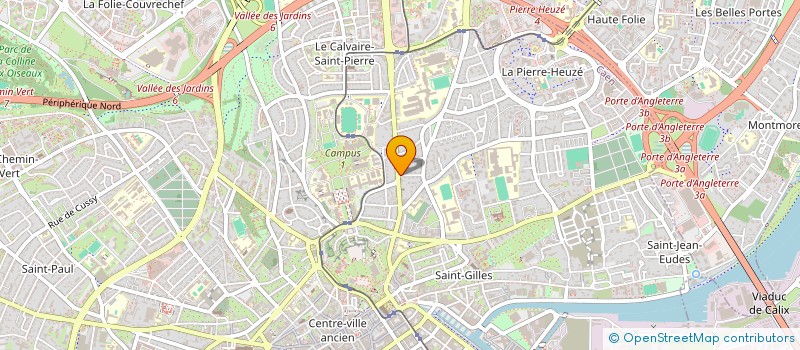 localisation de l'entreprise ESTET FILMS à CAEN
