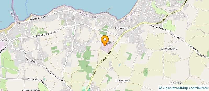 localisation de l'entreprise ESTETITOUAN à LA PLAINE-SUR-MER