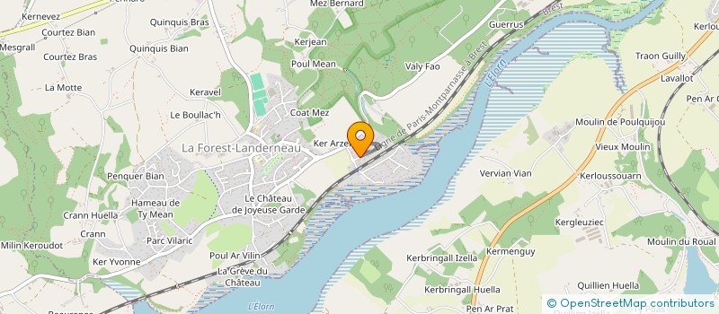 localisation de l'entreprise ESTEVA  DINARD