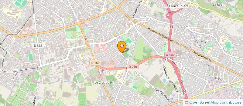 localisation de l'entreprise ESTEVAL à ANGERS