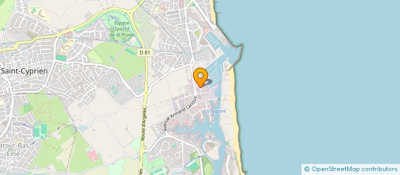 localisation de l'entreprise ESTEVE  SAINT-CYPRIEN