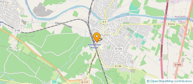 localisation de l'entreprise ESTEVE FREDERIC  RIVESALTES