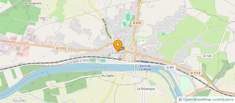 localisation de l'entreprise ESTEVE INDIVISION à LA REOLE