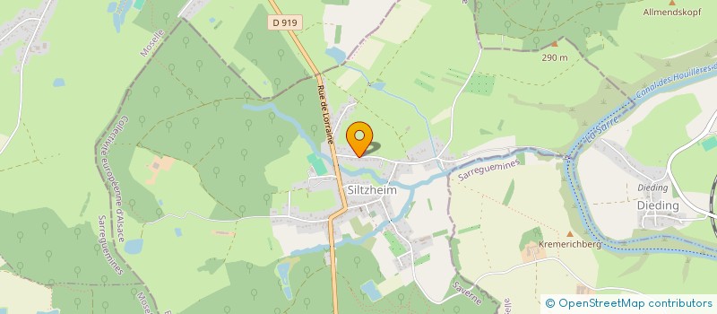 localisation de l'entreprise ESTEVE J V P  SILTZHEIM