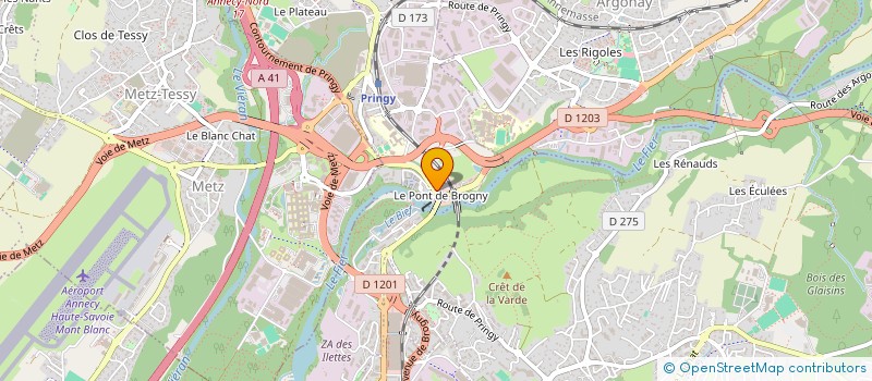 localisation de l'entreprise ESTEVE MULTIMEDIA à ANNECY