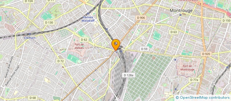 localisation de l'entreprise ESTEVE RD FRANCE SAS à MONTROUGE