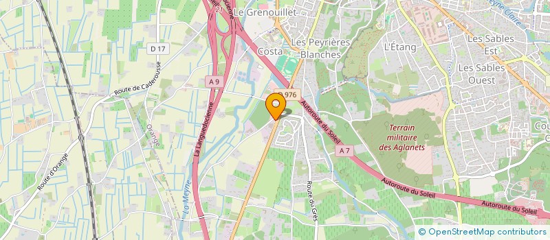 localisation de l'entreprise ESTEVE RIMONET  ORANGE