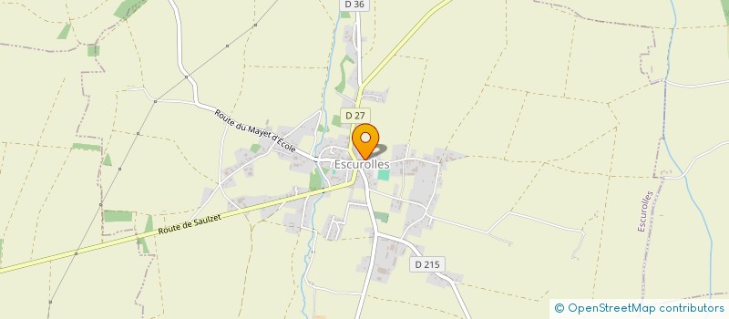 localisation de l'entreprise ESTEVES BATIMENT  ESCUROLLES