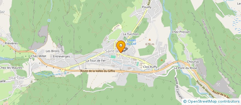 localisation de l'entreprise ESTEVES PIRES à SAINT-JEOIRE