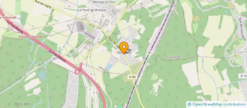 localisation de l'entreprise ESTEVES SOARES ET FILS à VILLEVAUDE