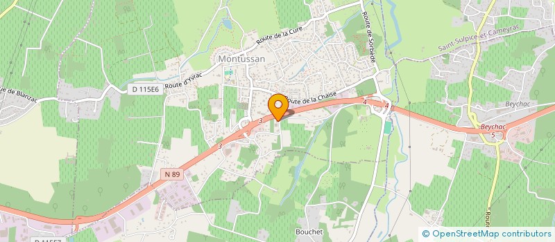 localisation de l'entreprise ESTEVES TOUS TRAVAUX DU BATIMENT  MONTUSSAN