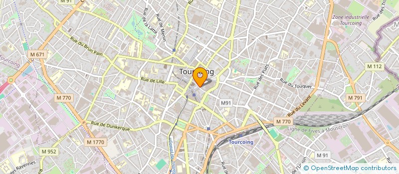 localisation de l'entreprise ESTEVIA  TOURCOING