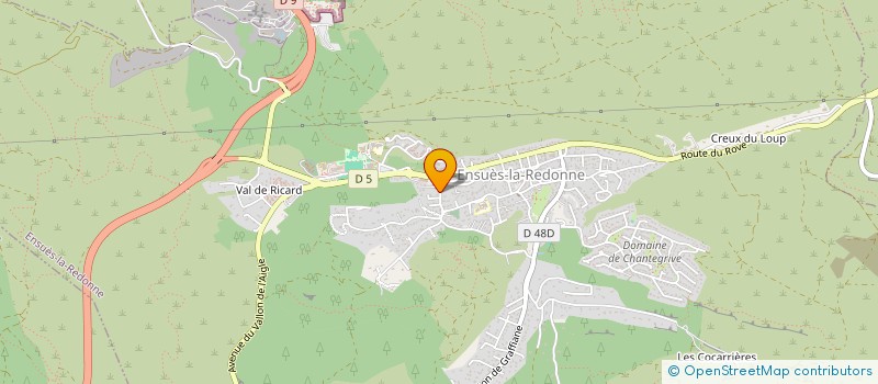 localisation de l'entreprise ESTG HOLDING  ENSUES-LA-REDONNE