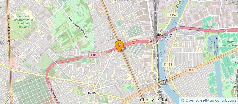 localisation de l'entreprise ESTH  THIAIS