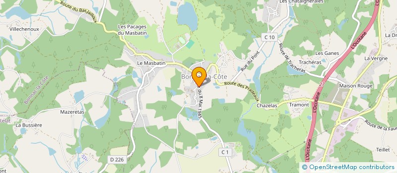 localisation de l'entreprise ESTHE-PRO à COUZEIX