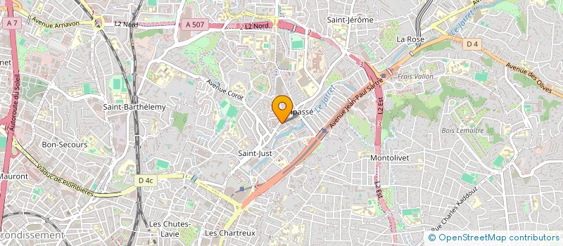 localisation de l'entreprise ESTHE-PRO à MARSEILLE