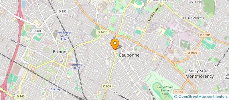 localisation de l'entreprise ESTHE'TIF à EAUBONNE