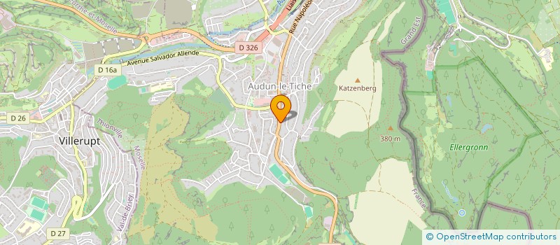 localisation de l'entreprise ESTHE'ZEN à AUDUN-LE-TICHE