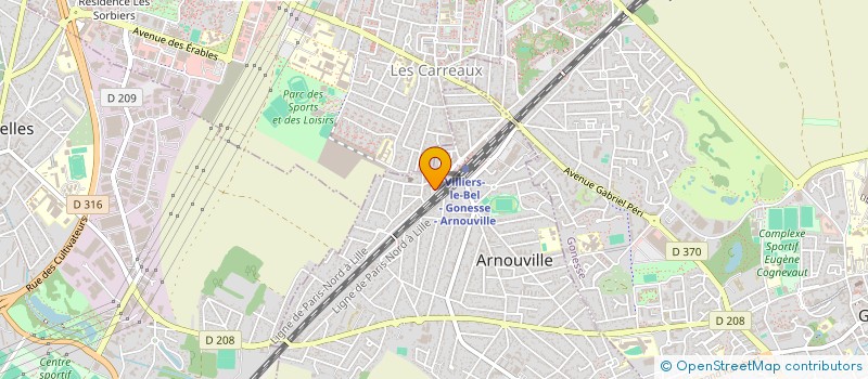 localisation de l'entreprise ESTHEA AESTHETIC  ARNOUVILLE