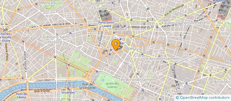 localisation de l'entreprise ESTHECLINIC MADELEINE  PARIS