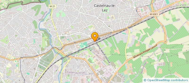 localisation de l'entreprise ESTHEDEAL à CASTELNAU-LE-LEZ