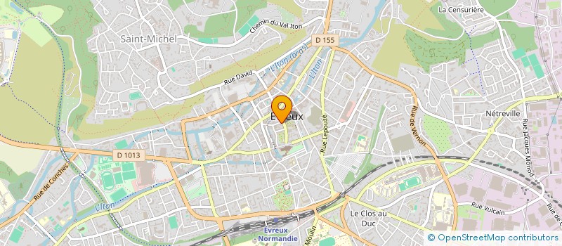 localisation de l'entreprise ESTHEDEL à EVREUX