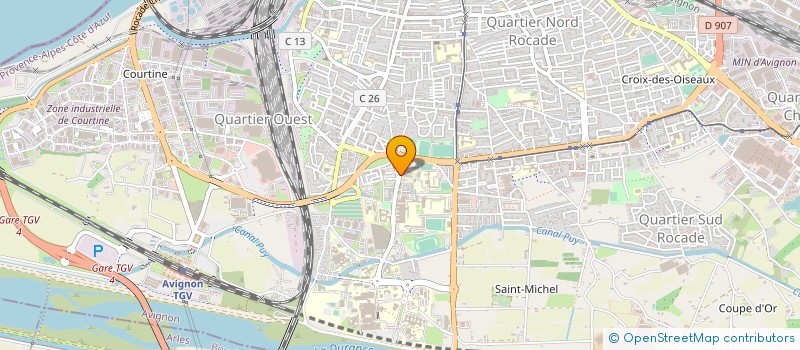 localisation de l'entreprise ESTHEMED  AVIGNON